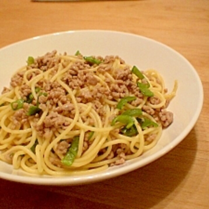 超手抜き ゞひき肉 昆布茶パスタ レシピ 作り方 By Uisho 楽天レシピ